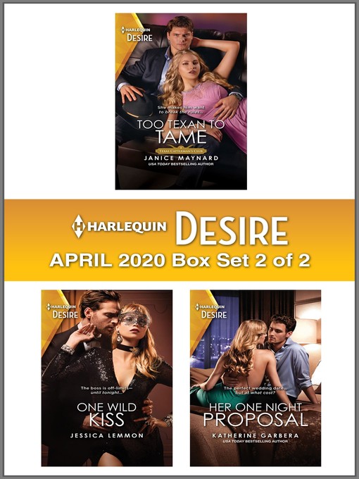 Title details for Harlequin Desire April 2020--Box Set 2 of 2 by Janice Maynard - Available